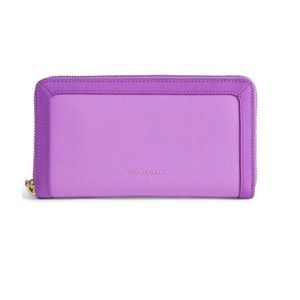 Vera Bradley “Georgia” Leather Wallet in Lilac